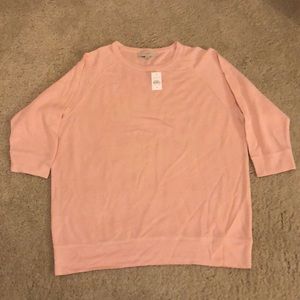 NWT LOFT Super Soft Light Pink Sweater